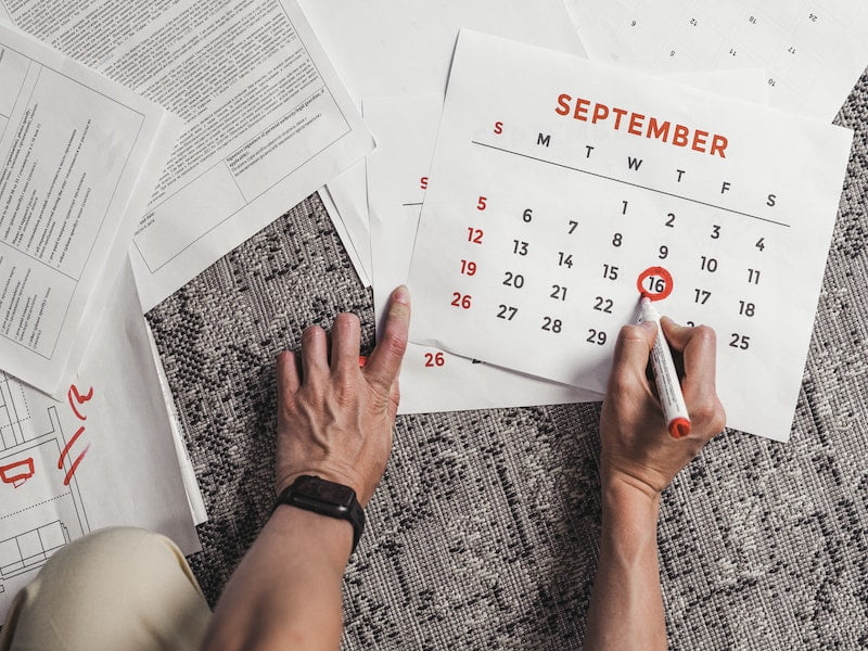calendario pianificazione investimenti immobiliari